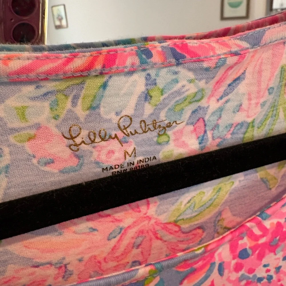 Lilly Pulitzer Pink and Blue Floral Dress - Picture 4 of 4